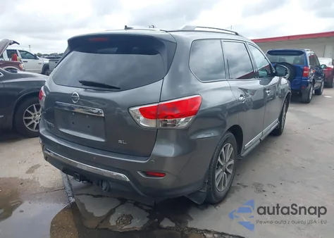 2015 Nissan Pathfinder Sl from USA, damaged, VIN 5N1AR2MNXFC673165